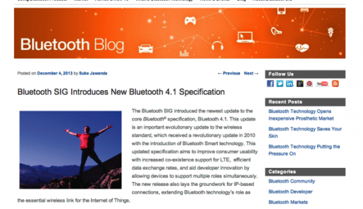 Bluetooth4.1とは？（関連記事まとめ2014年版）